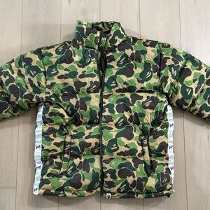 Bathing Ape Bape puffer jacket